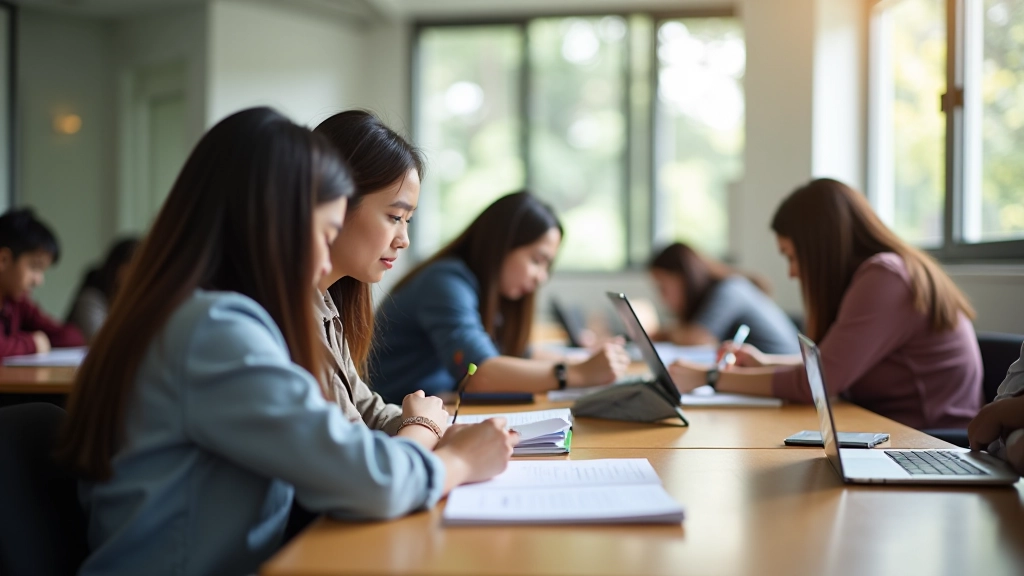 Students engaged in effective collaborative study sessions at MindFlow Academy