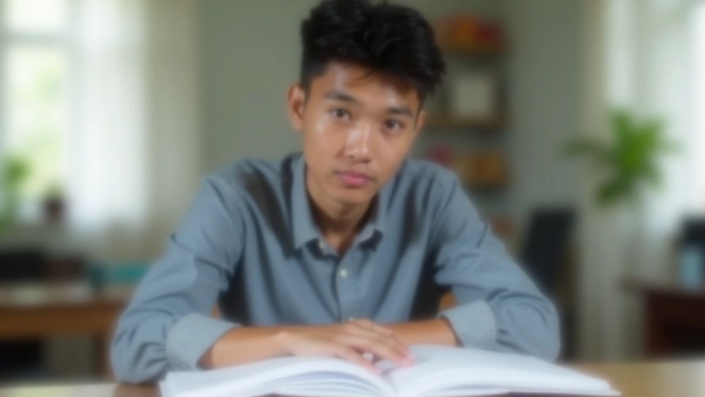Student at organized desk with structured study materials, calendar visible, demonstrating planning and routine setup